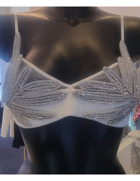 Top/reggiseno gioiello